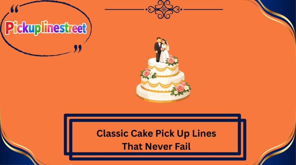 Classic Cake Pick Up Lines That Never Fail