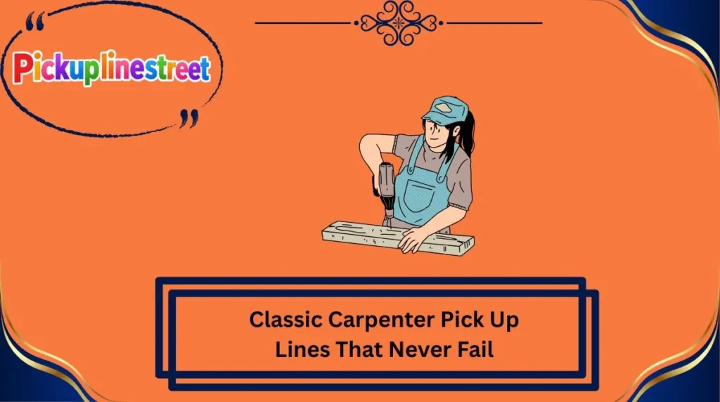 Classic Carpenter Pick Up Lines That Never Fail