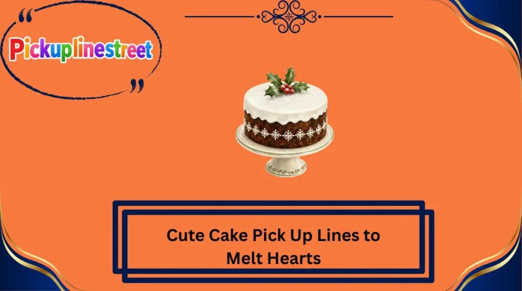 Cute Cake Pick Up Lines to Melt Hearts